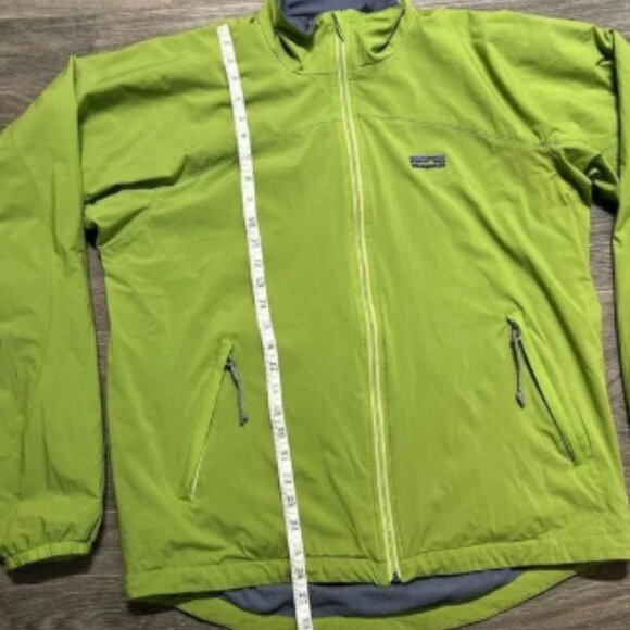 Patagonia Men's Medium Zephur Jacket Seaweed Green Lightweight Fleece Lined - Picture 7 of 8
